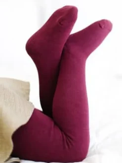 Tights - Set of 2 (Purple + Burgundy)