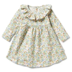 Tinker Floral Organic Ruffle Dress
