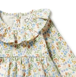 Tinker Floral Organic Ruffle Dress
