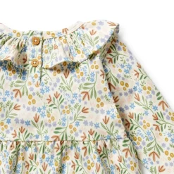Tinker Floral Organic Ruffle Dress