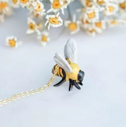 Tiny Bee Necklace