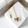 Tiny Tooth and Tail Fox Necklace