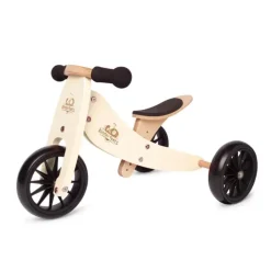 Tiny Tot 2-in-1 Wooden Balance Bike - Bamboo
