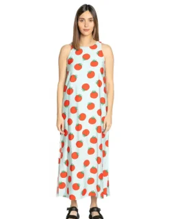 Tomato Long Dress