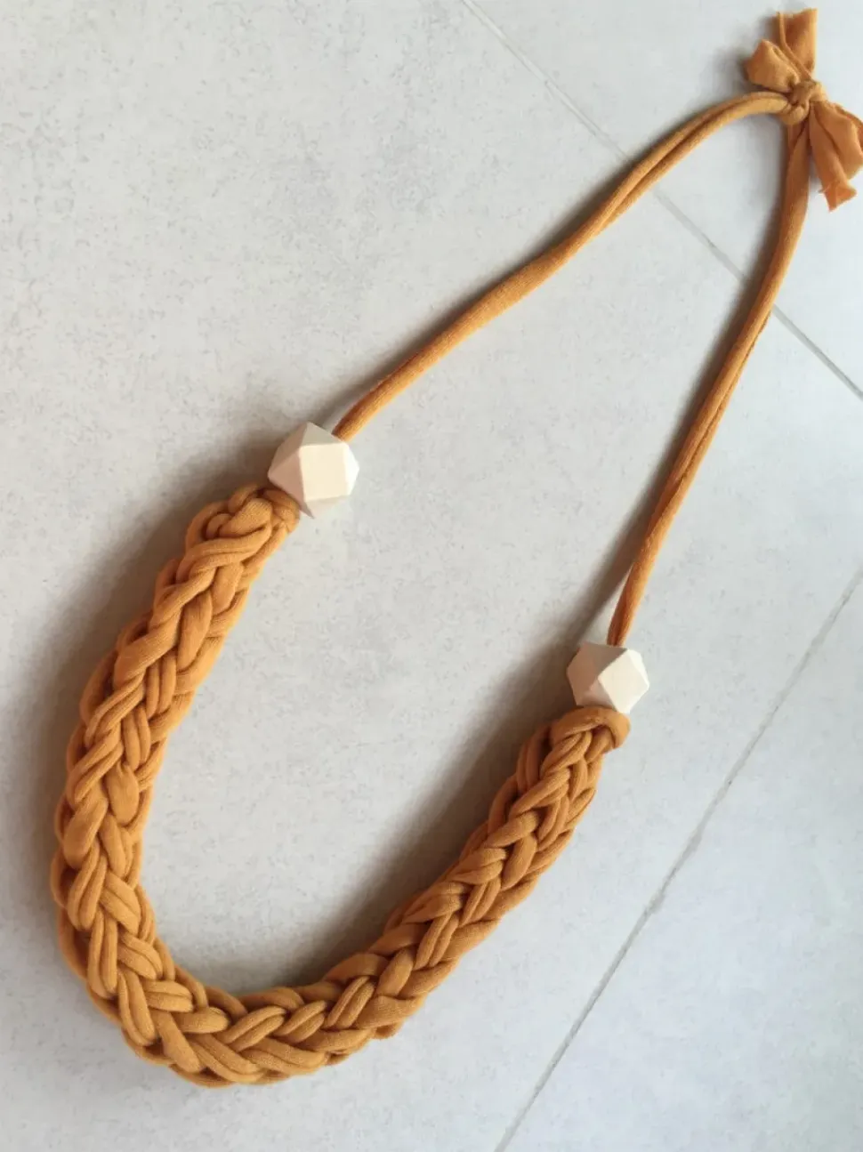 T-Shirt Yarn Braided Necklace
