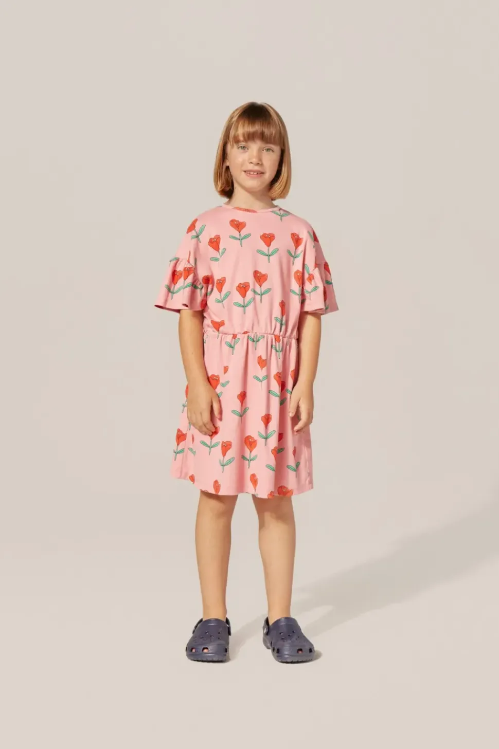 Tulips Allover Pink Dress
