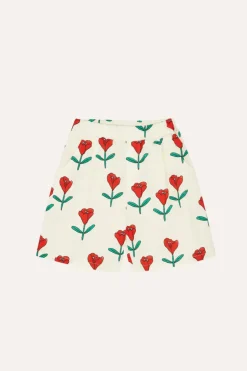 Tulips Allover Print Shorts