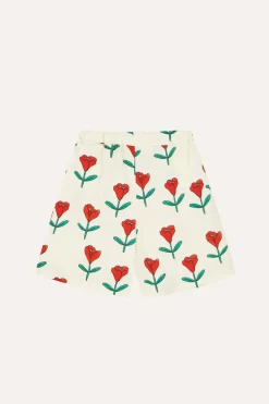 Tulips Allover Print Shorts