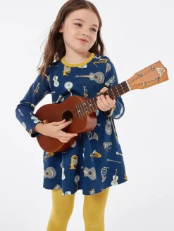Tunic Dress with Pockets - Music Time