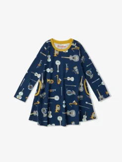 Tunic Dress with Pockets - Music Time