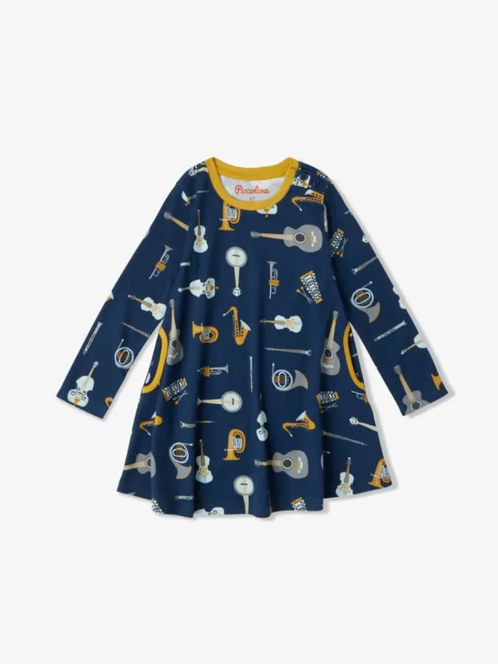 Tunic Dress with Pockets - Music Time