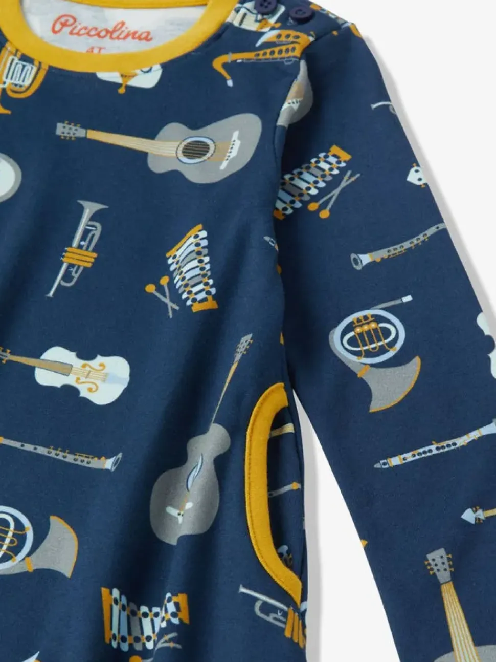 Tunic Dress with Pockets - Music Time