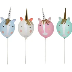 Unicorn Balloon Kit (x 4)