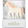 Unicorn Glitter Candle