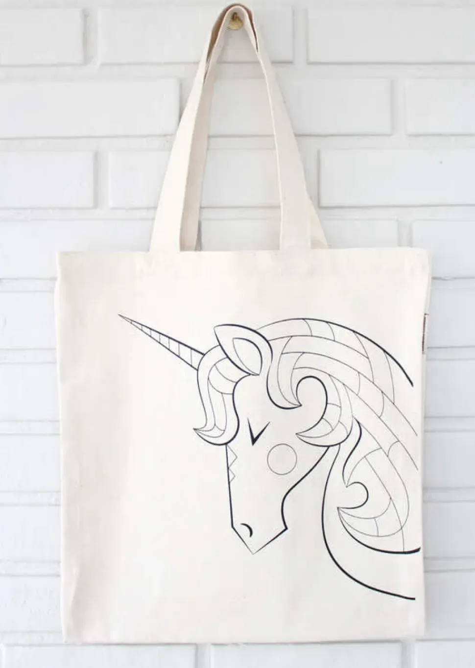 Unicorn Organic Coloring Kit Tote