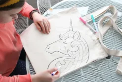 Unicorn Organic Coloring Kit Tote