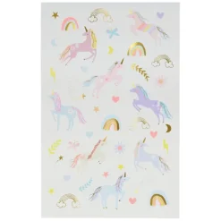 Unicorn Tattoo Sheets (x 2 sheets)