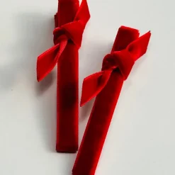 Velvet Bar Clips - Several Colors