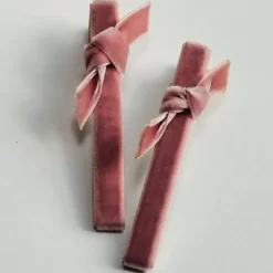 Velvet Bar Clips - Several Colors