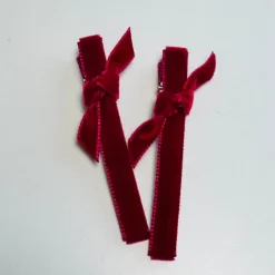 Velvet Bar Clips - Several Colors