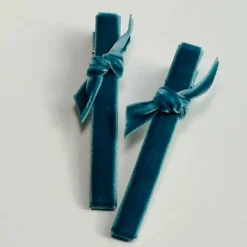 Velvet Bar Clips - Several Colors