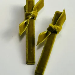 Velvet Bar Clips - Several Colors