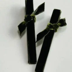 Velvet Bar Clips - Several Colors