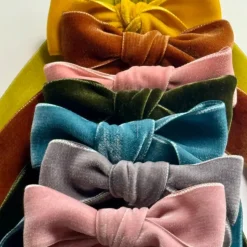 Velvet Hair Bows - Several Colors