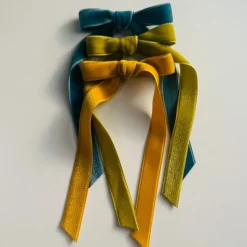 Velvet Hair Bows - Several Colors