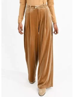 Velvet Pants - Beige