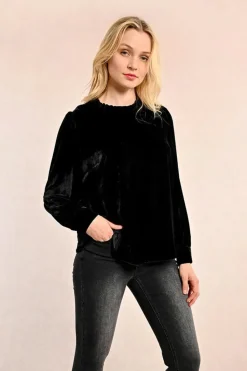 Velvet Top - Black