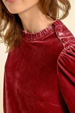 Velvet Top - Pink