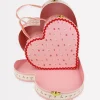 Vintage Rose Heart Suitcases (x 2)