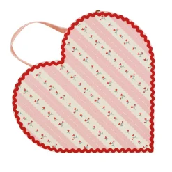 Vintage Rose Heart Suitcases (x 2)