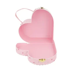 Vintage Rose Heart Suitcases (x 2)