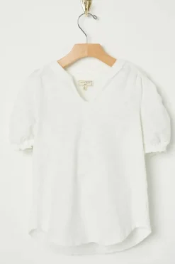 V-Neck Puff Sleeve Top