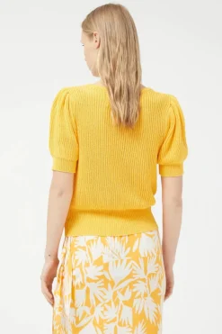 V-Neck Sweter - Yellow