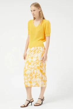 V-Neck Sweter - Yellow