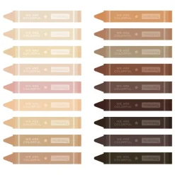 We are Colorful Skin Tone Crayon Set
