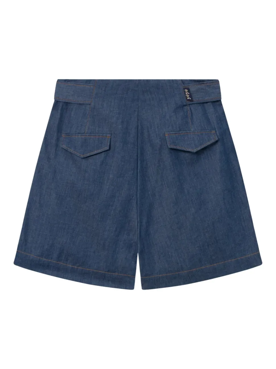 Wide-Leg Denim Shorts - Organic Cotton