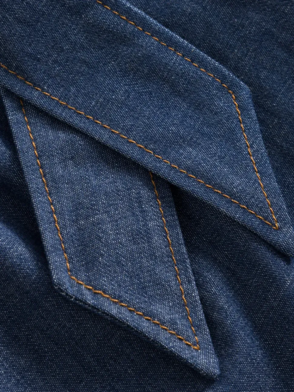 Wide-Leg Denim Shorts - Organic Cotton