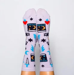 Witchy Mystic Spells Crew Socks - Women's