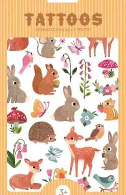 Wodland Friends Temporary Tattoos