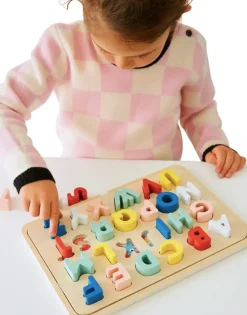 Wooden Multi-Language Alphabet Tray Puzzle