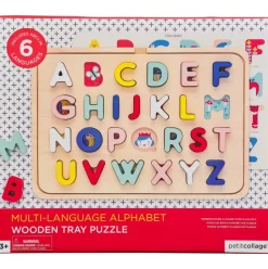 Wooden Multi-Language Alphabet Tray Puzzle