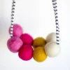 Woolie Ball Necklace (two colors)