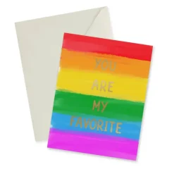 You Are My Favorite - Rainbow Notecard
