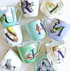 Yvonne Ellen Alphabet Mugs