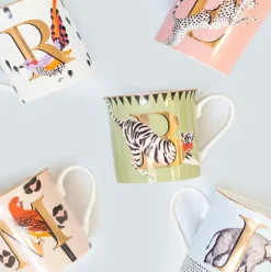 Yvonne Ellen the Gold Edition Alphabet Mugs