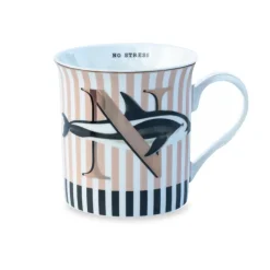 Yvonne Ellen the Gold Edition Alphabet Mugs
